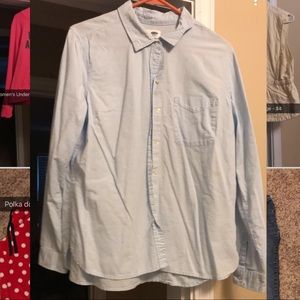 Denim button down shirt